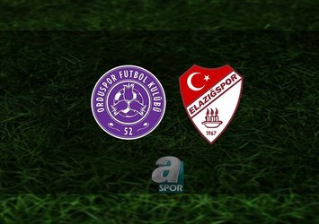 52 Orduspor FK - Elazığspor | CANLI