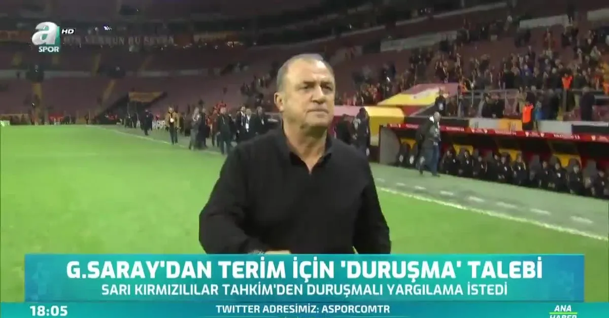 Galatasaray'dan Fatih Terim için 'duruşma' talebi!