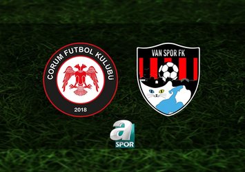 Çorum FK-Van Spor FK maçı hangi kanalda?