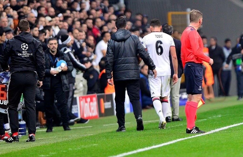 Beşiktaş-Napoli karşılaşmasından kareler