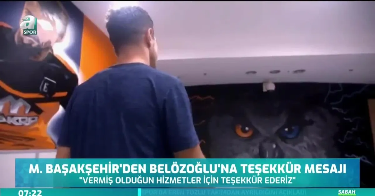 Başakşehir'den Emre Belözoğlu'na teşekkür
