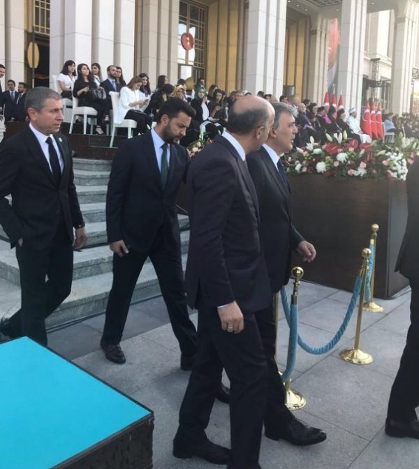 Beştepe’deki törene katılan ünlüler