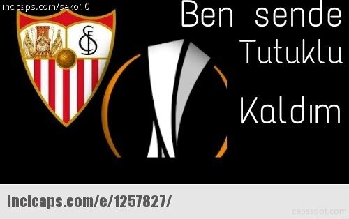 Sevilla, UEFA Kupası’nı kazandı, caps’ler patladı!