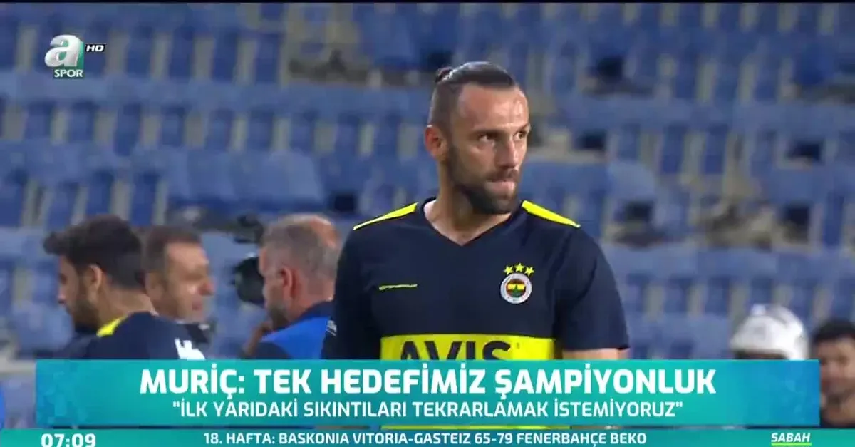 Vedat Muriç: Tek hedefimiz şampiyonluk