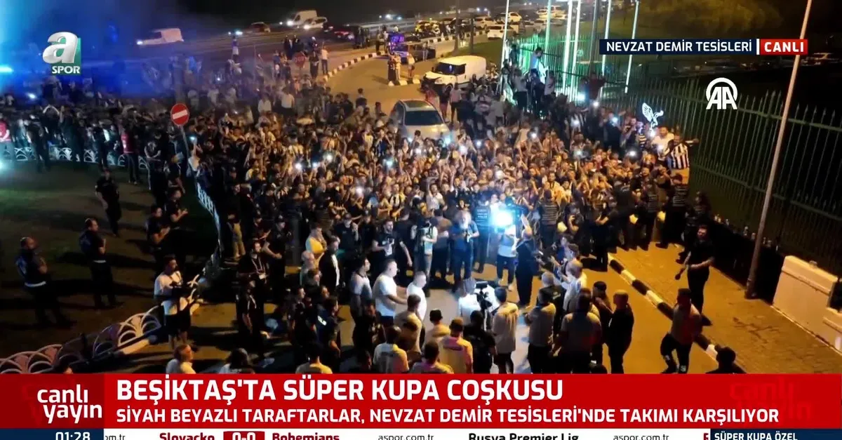 Beşiktaşlı yıldızlara coşkulu karşılama!