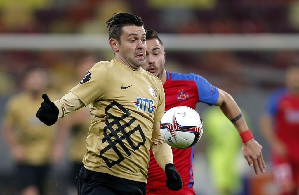 Steaua Bükreş - Osmanlıspor karşılaşmasından kareler