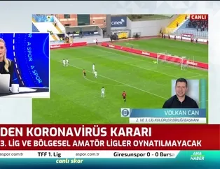 TFF'den 2. ve 3. Lig için karar çıktı