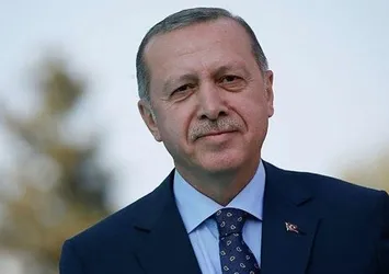 Recep Tayyip Erdoğan ekranda