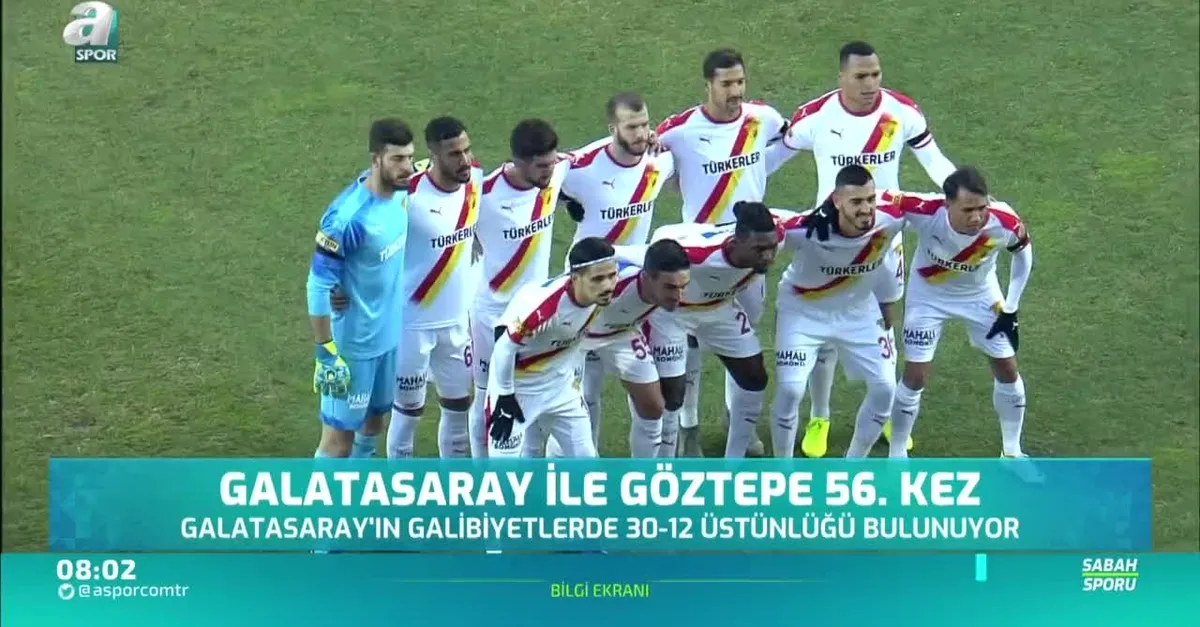 Galatasaray ile Göztepe 56. kez