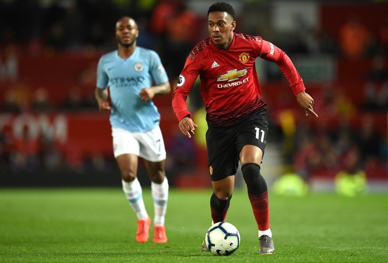 Manchester United - Manchester City maçından kareler...