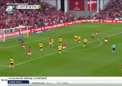 Danimarka 2-0 Galler | MAÇ ÖZETİ