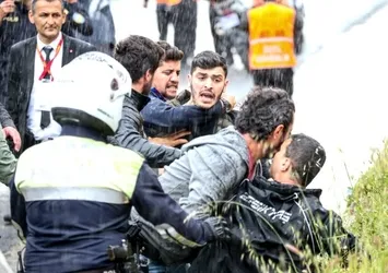 Cam kıranlar giremedi
