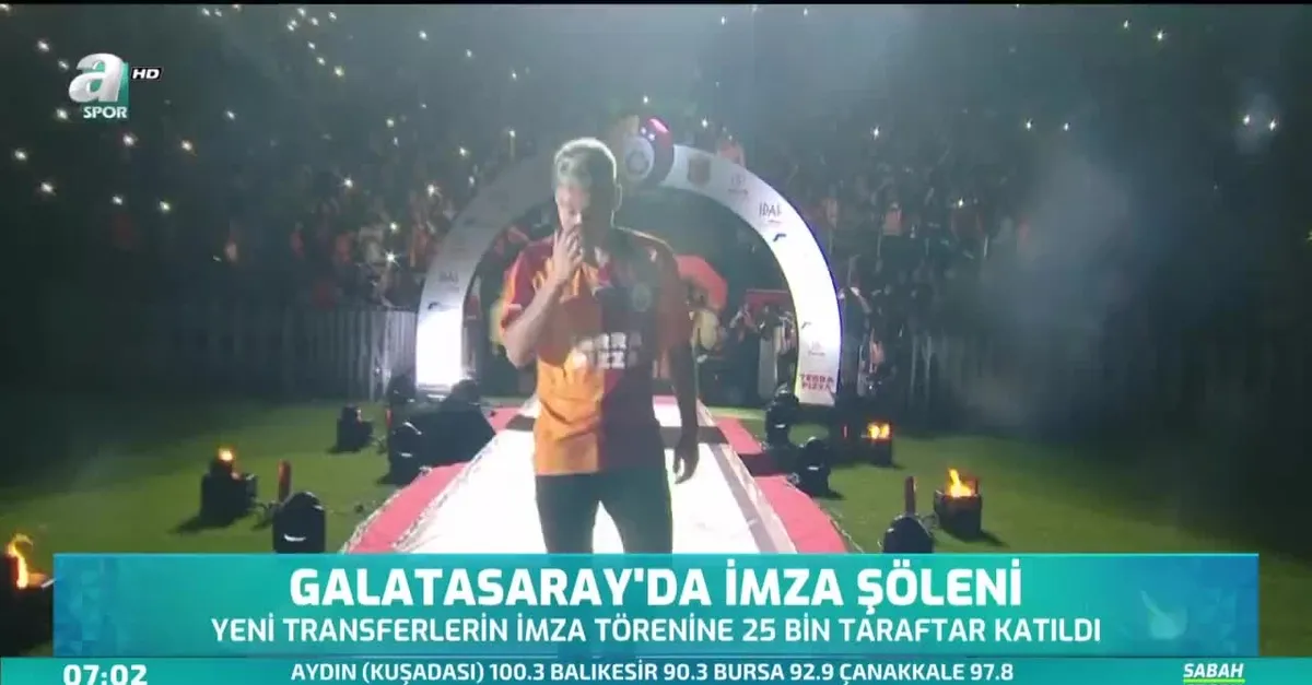 Galatasaray'da imza şöleni