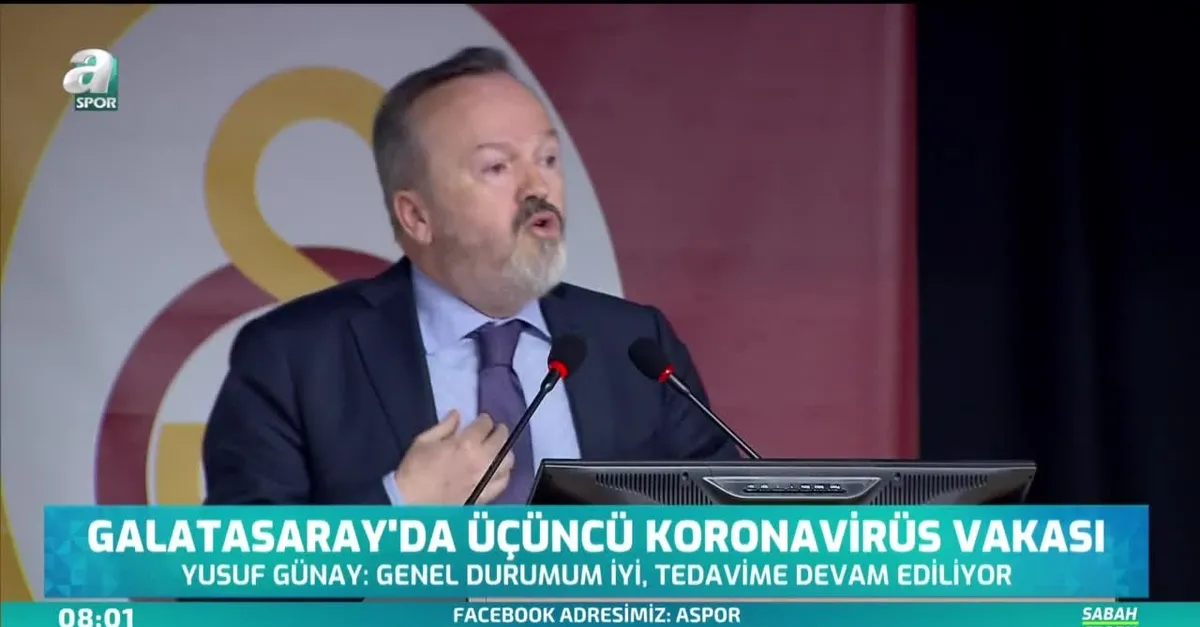 Galatasaray'da üçüncü koronavirüs vakası