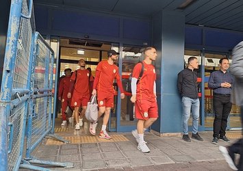 Galatasaray kafilesi Trabzon'a geldi