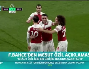 Fenerbahçe'den Mesut Özil açıklaması