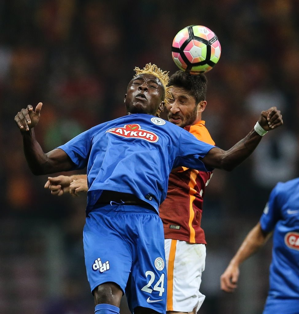 Galatasaray-Rizespor maçından kareler