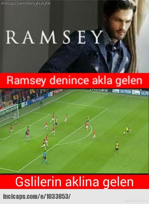 G.Saray - Arsenal maçı caps’leri