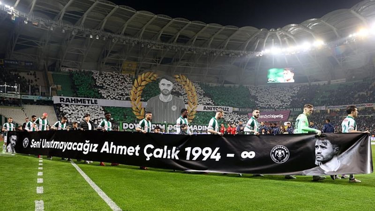 Tümosan Konyaspor Ahmet Çalık'ı unutmadı
