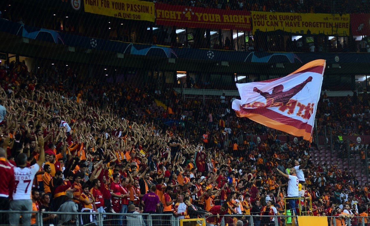 Galatasaray - L.Moskova maçından kareler!