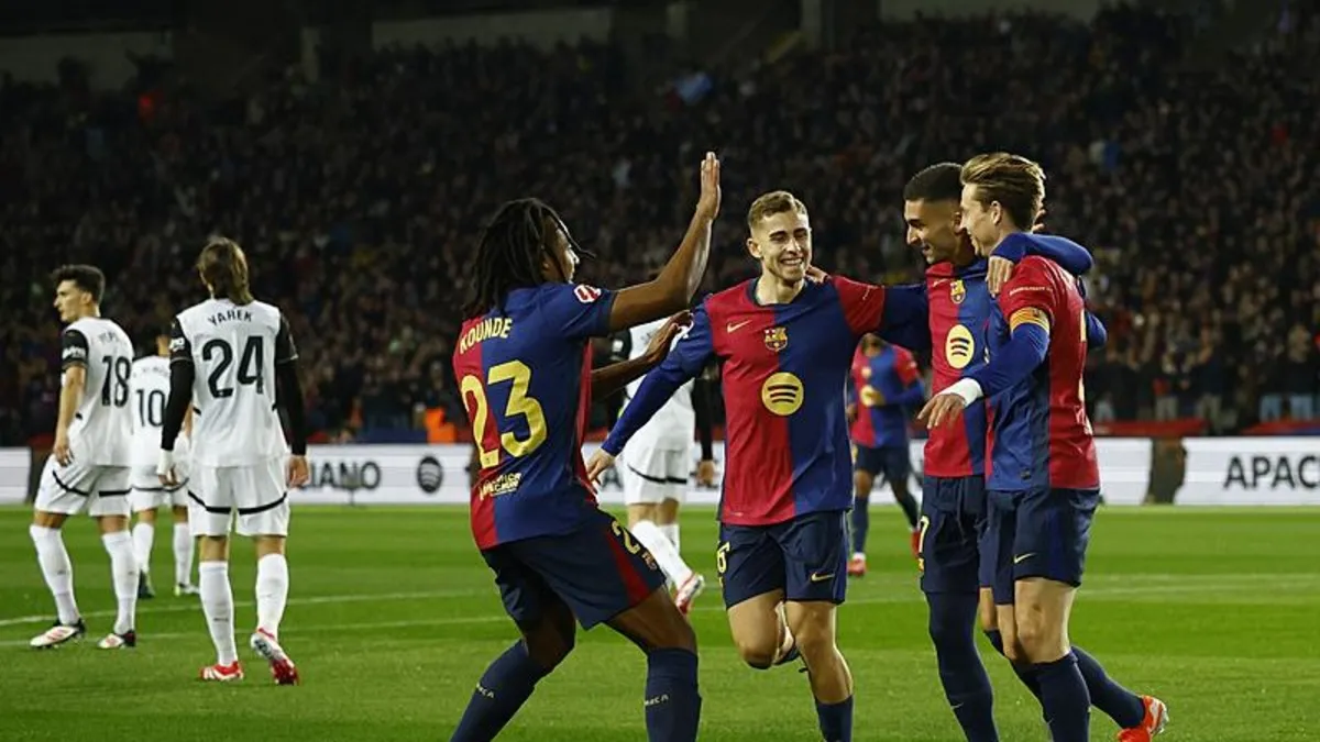 Barcelona 7-1 Valencia (MAÇ SONUCU - ÖZET)