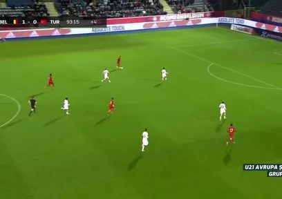 GOL | Belçika U21 2-0 Türkiye U21