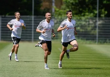 Beşiktaş'ta idmanlar pür neşe