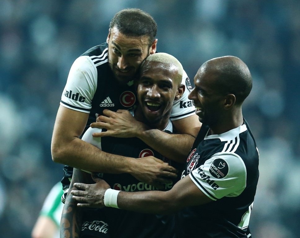 Beşiktaş-Akhisar Belediyespor karşılaşmasından kareler