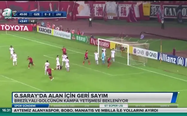Galatasaray'da Alan için geri sayım