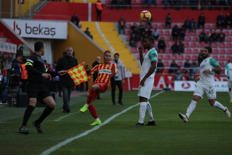 Kayserispor - Bursaspor Maçtan kareler