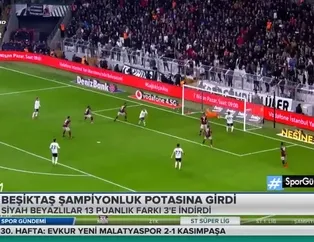 Beşiktaş şampiyonluk potasına girdi