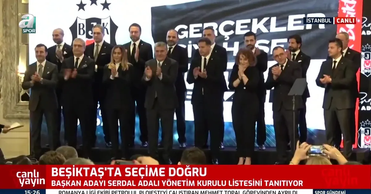 Serdal Adalı Yönetim Kurulu Listesini tanıttı