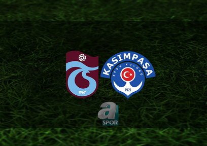 Trabzonspor - Kasımpaşa | 11'ler belli oldu!