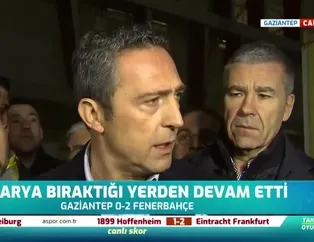Ali Koç: Fenerbahçe şu an transfer yapamıyor
