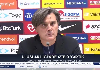 Montella: İtalya'dan daha fazla maçtaydık!