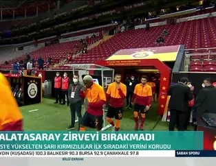 Galatasaray zirveyi bırakmadı
