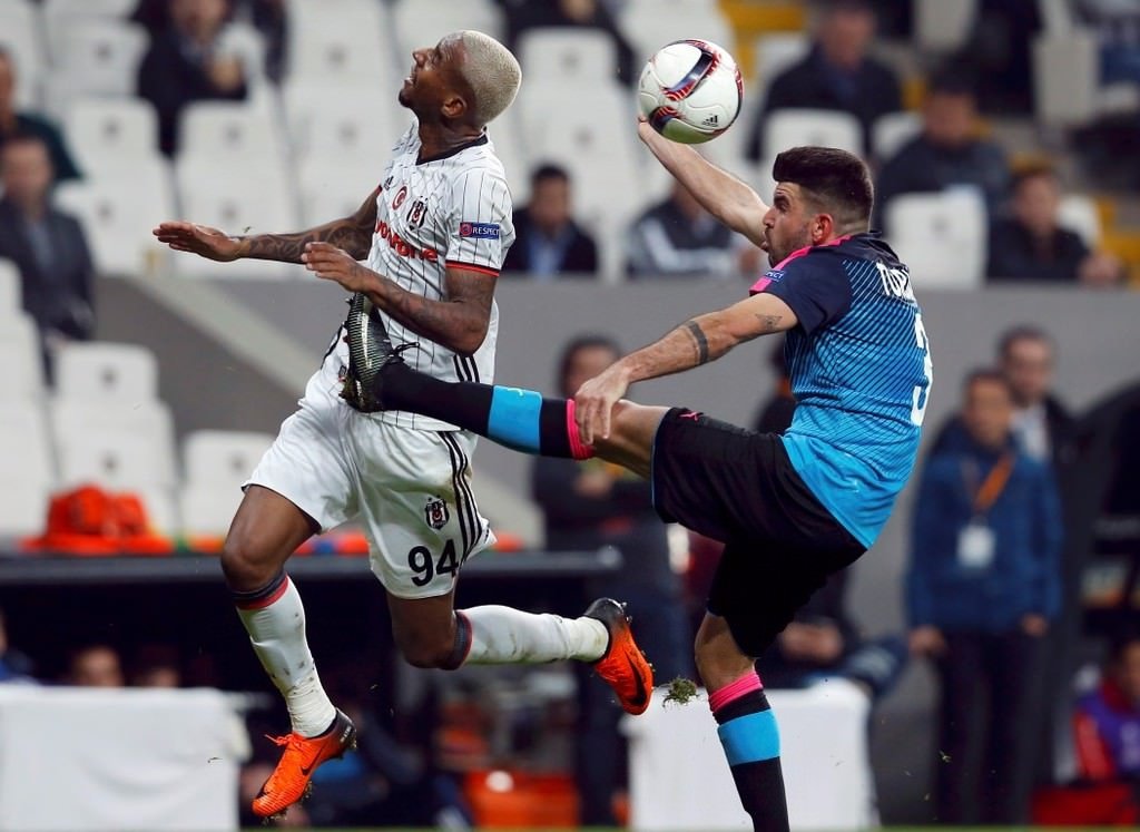 Beşiktaş - Hapoel Beer Sheva maçından kareler