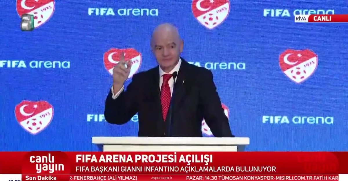 Gianni Infantino'dan, 'Türkiye' tezahüratı!