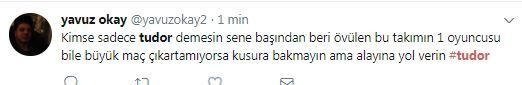 ’’Bizi daha fazla üzme Tudor, istifa et!’’