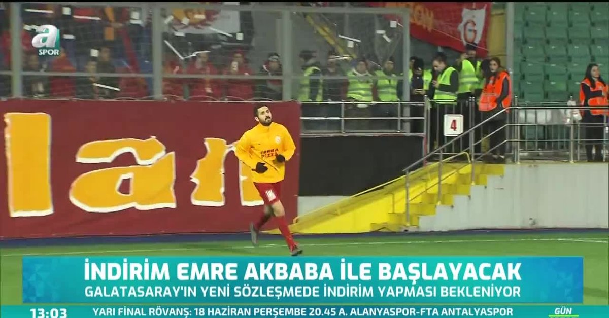 İndirim Emre Akbaba ile başlayacak