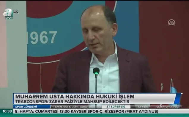 Muharrem Usta hakkında hukuki işlem