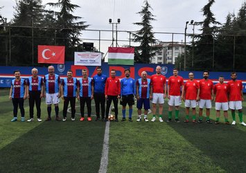 Trabzon'da Türkiye-Macaristan dostluk maçı oynandı