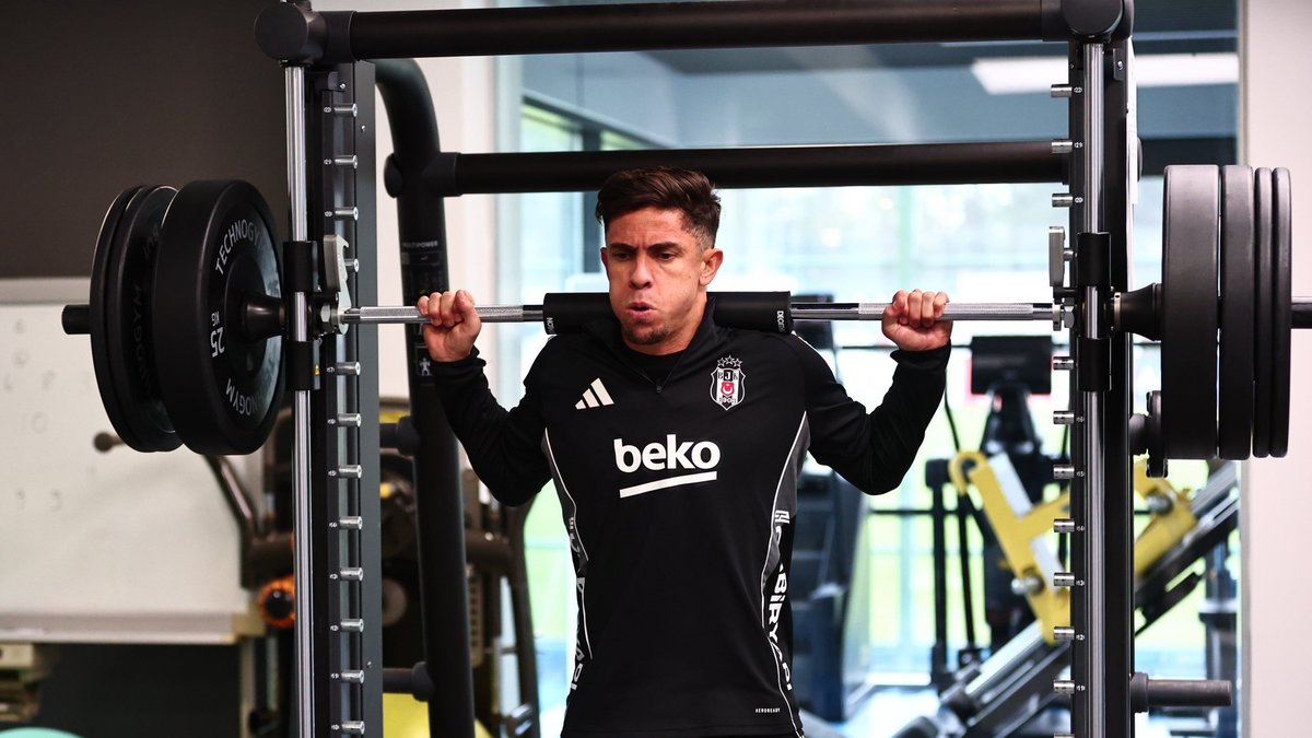 Beşiktaş salonda çalıştı! Beşiktaş salonda çalıştı!