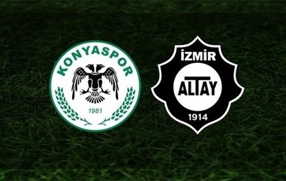 Konyaspor Altay maçı CANLI