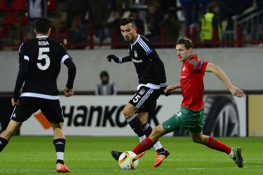 Lokomotiv Moskova - Beşiktaş maçından kareler