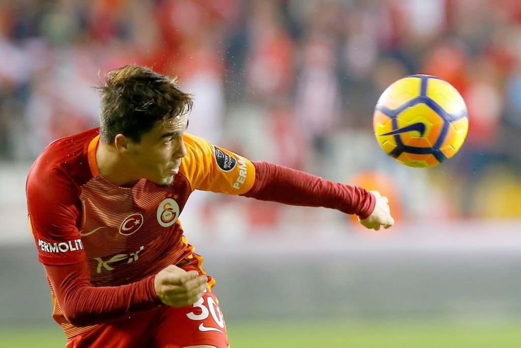 Antalyaspor-Galatasaray karşılaşmasından kareler
