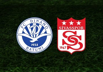 Dinamo Batumi-Sivasspor maçı ne zaman ve hangi kanalda?