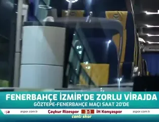 Fenebahçe kafilesi Bornova Stadı'na ulaştı