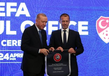 Başkan Erdoğan: UEFA ile ortak projelere imza atacağız