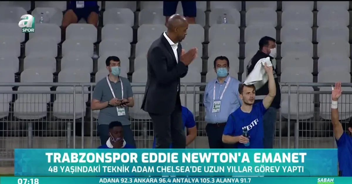 Trabzonspor Eddie Newton'a emanet